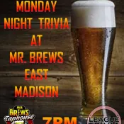 Mr. Brews High Crossing Trivia Poster, image, October 2019.